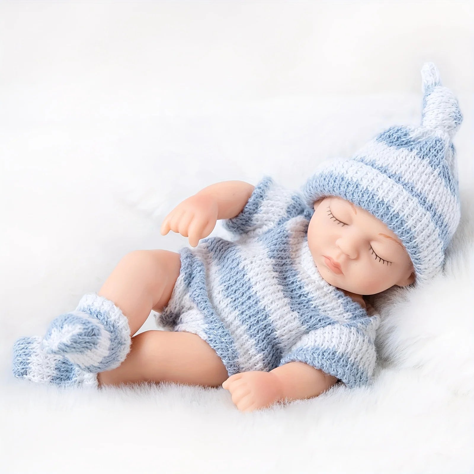 7 Inch Mini Reborn Sleeping Baby Doll