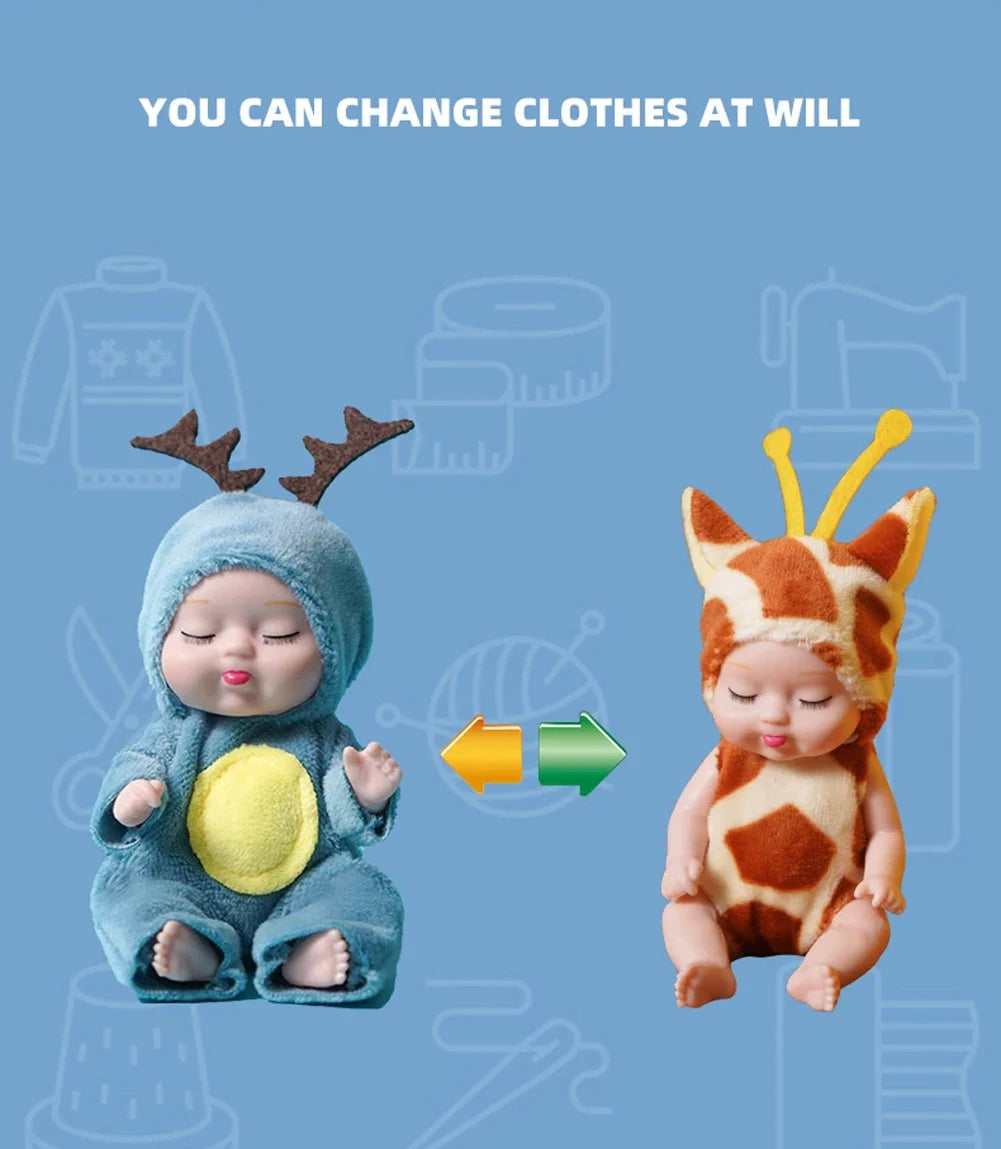 6PCS Reborn Baby Doll Princess Set