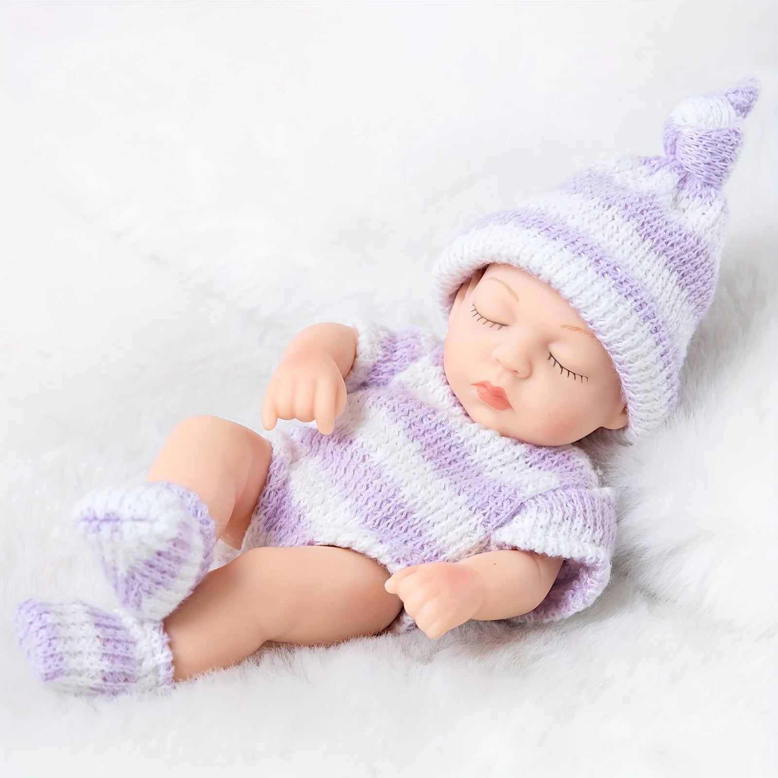 7 Inch Mini Reborn Sleeping Baby Doll