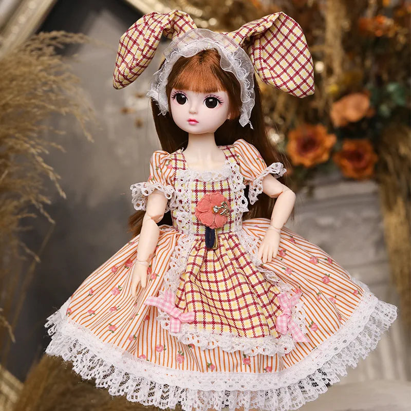 30CM Girl Doll Playhouse Gift Set