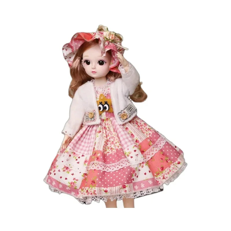 30CM Girl Doll Playhouse Gift Set