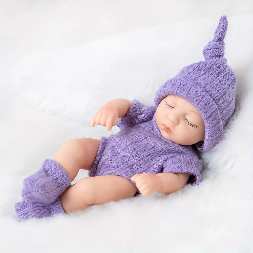 7 Inch Mini Reborn Sleeping Baby Doll