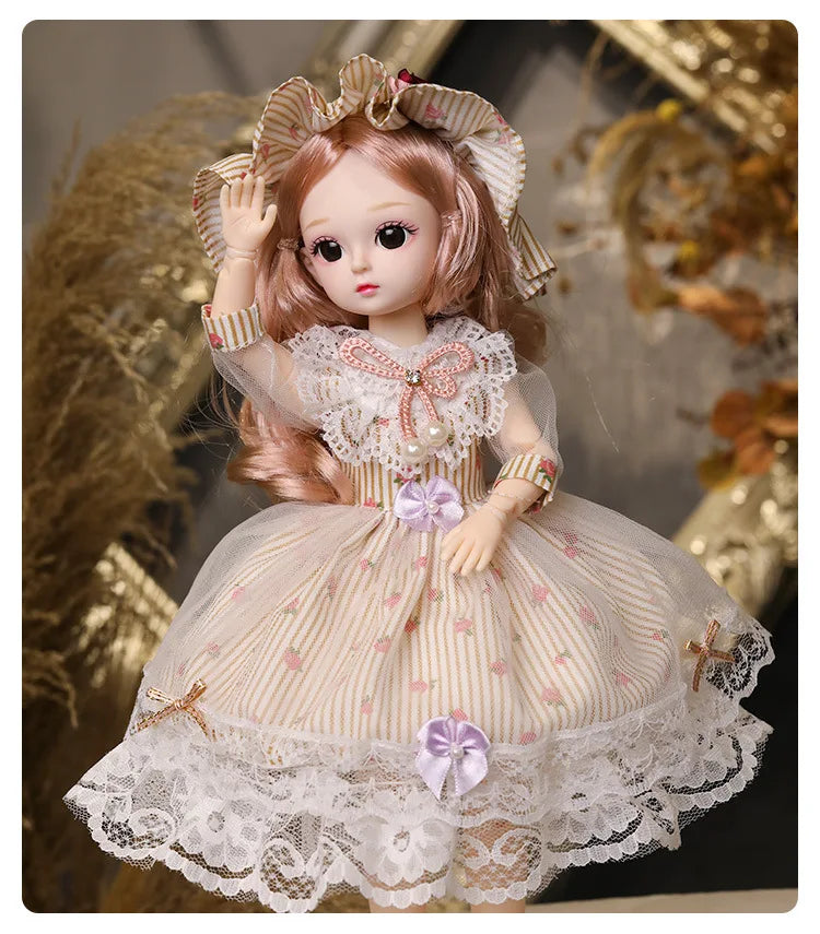 30CM Girl Doll Playhouse Gift Set