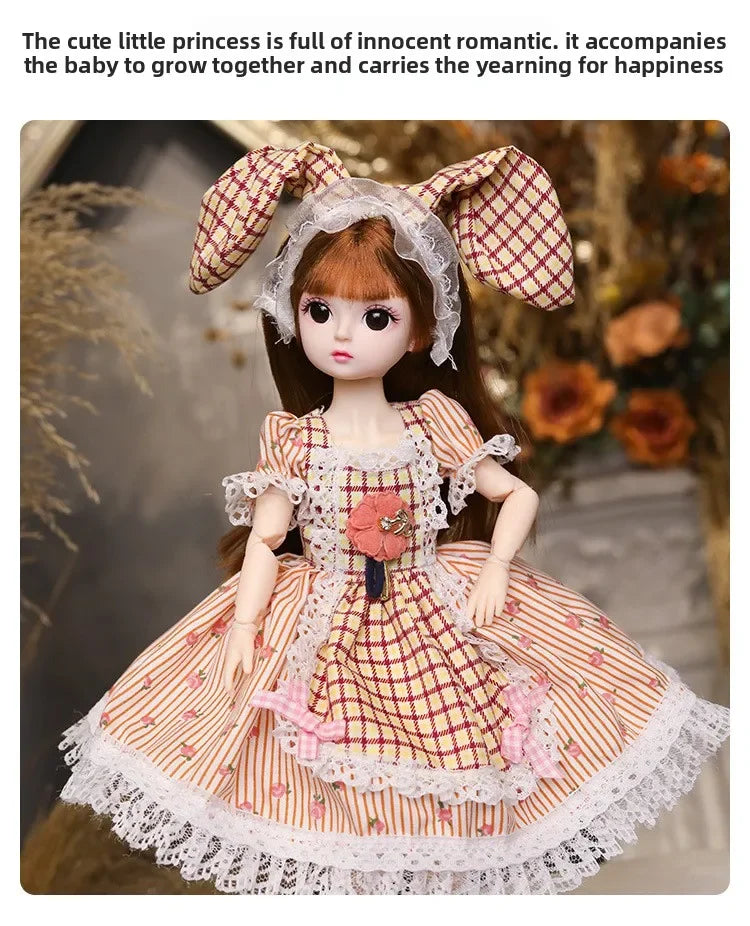 30CM Girl Doll Playhouse Gift Set