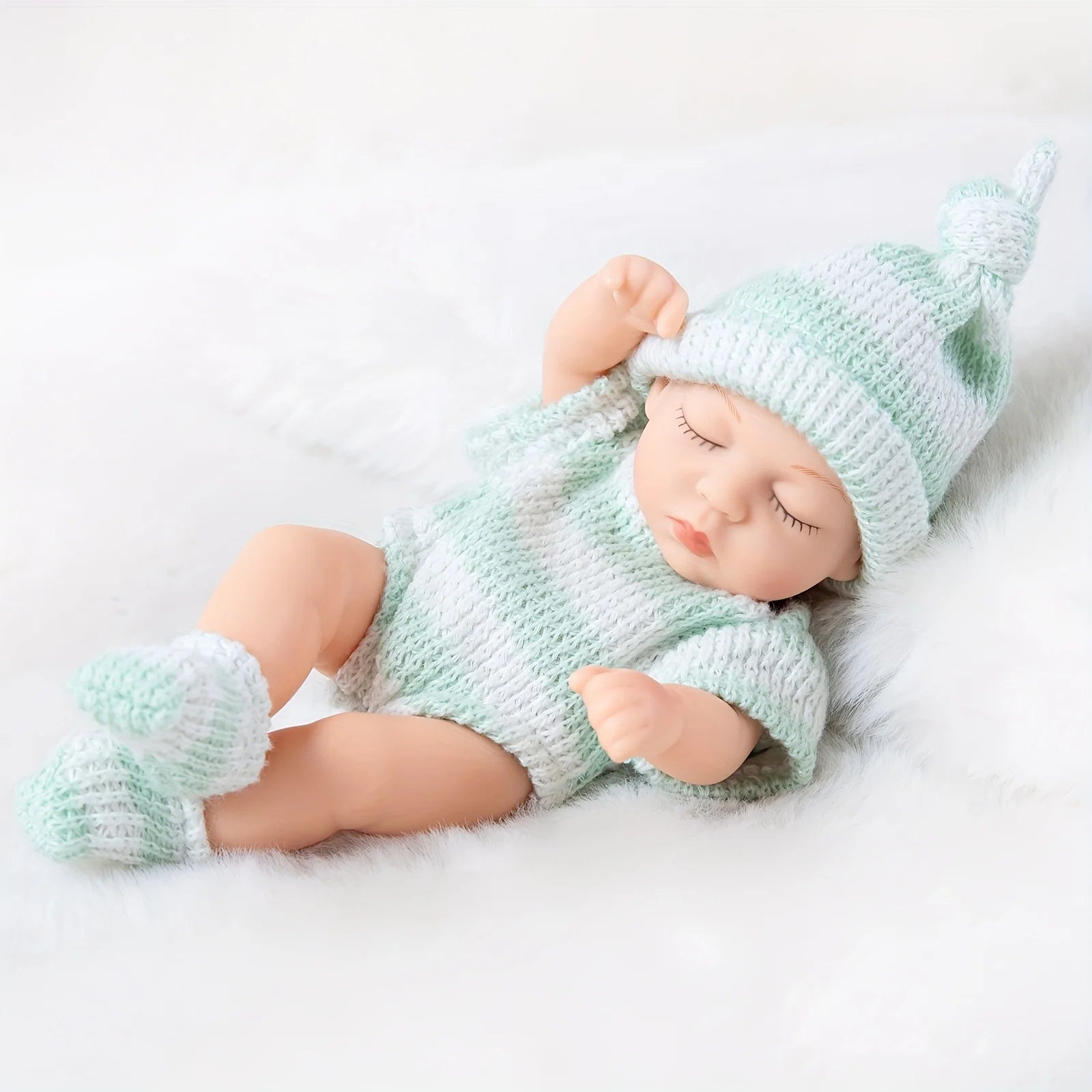 7 Inch Mini Reborn Sleeping Baby Doll