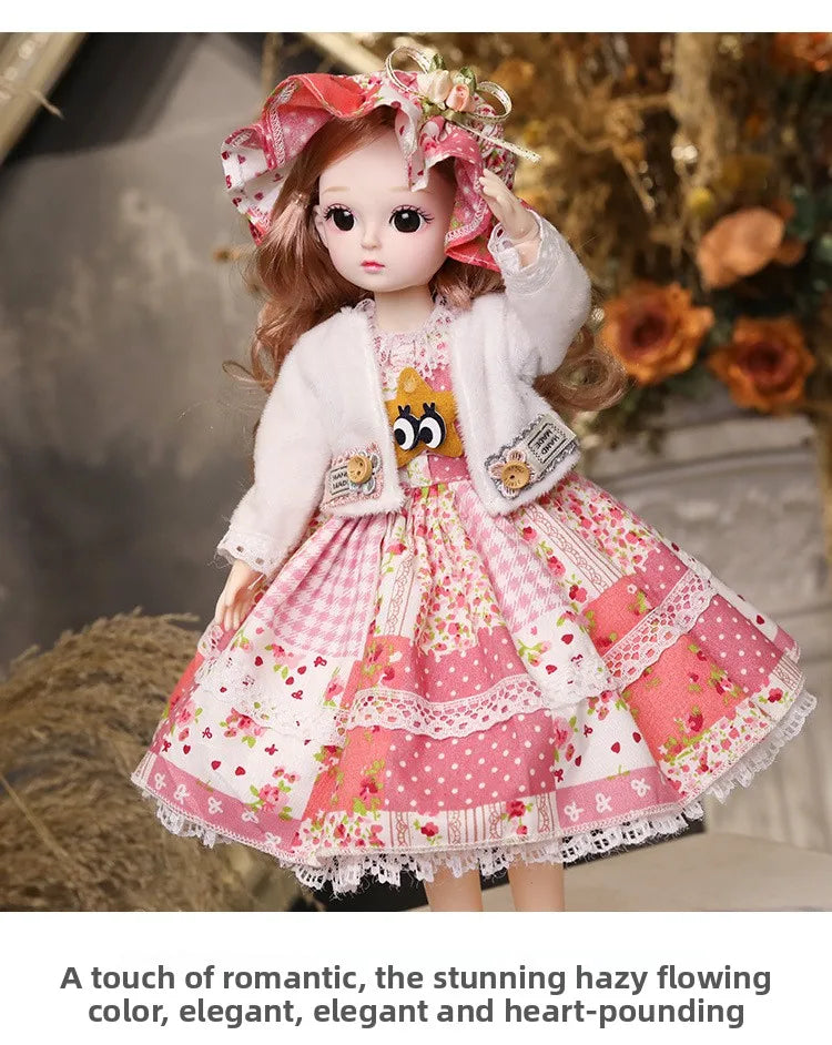 30CM Girl Doll Playhouse Gift Set