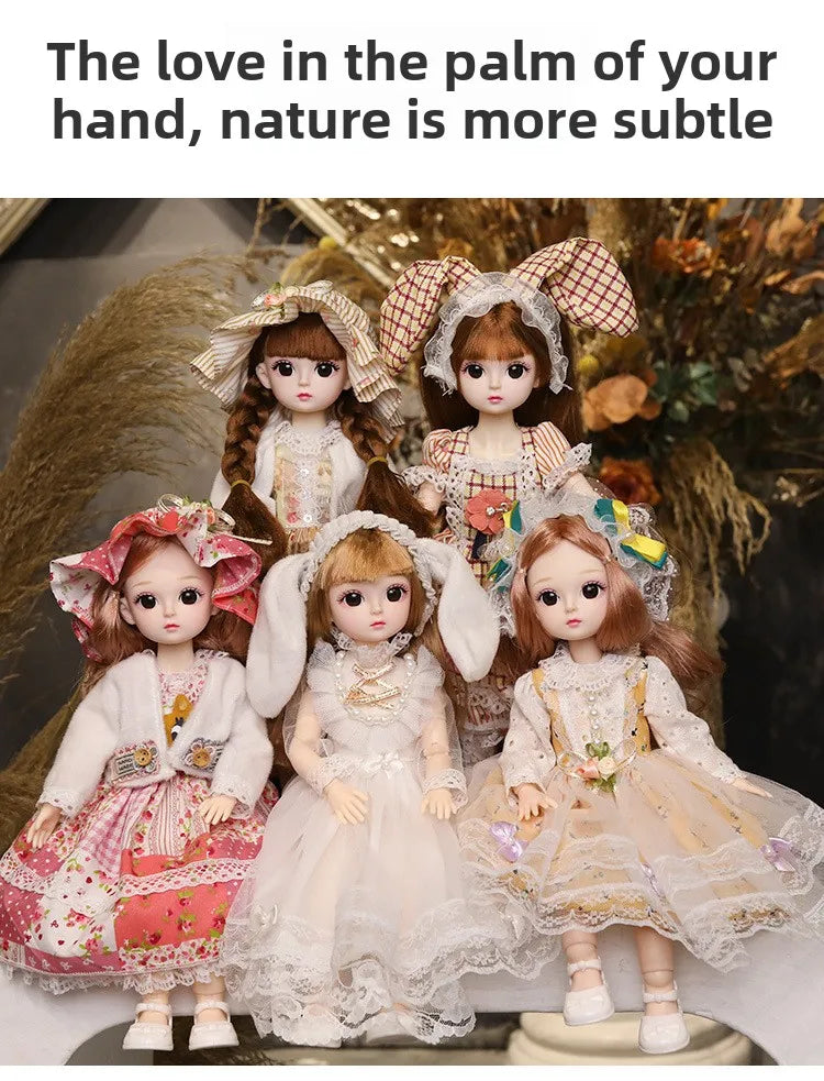 30CM Girl Doll Playhouse Gift Set