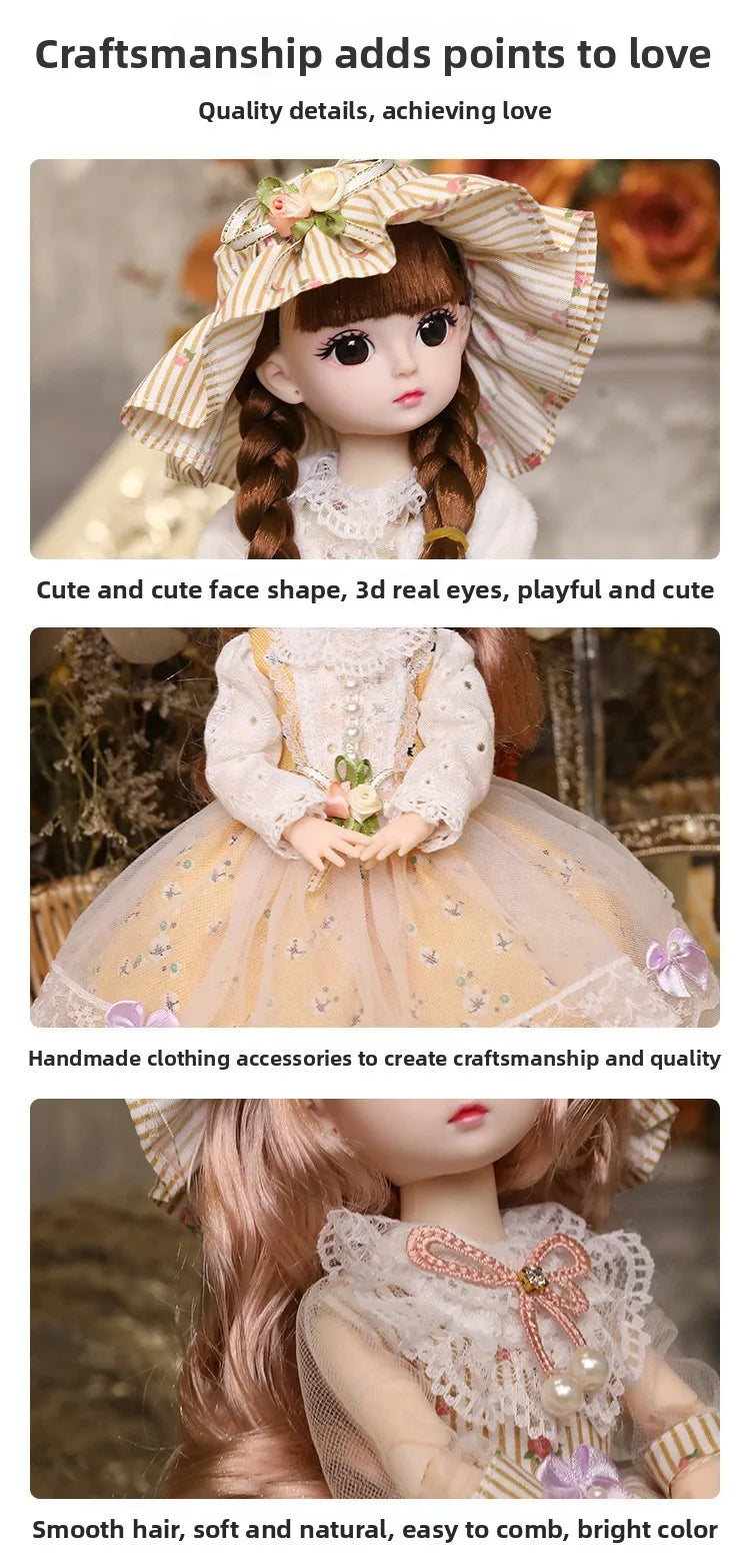 30CM Girl Doll Playhouse Gift Set